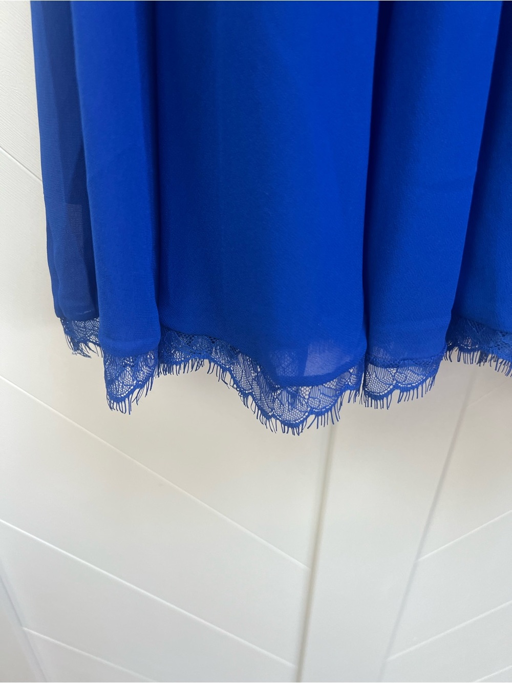 Dress the Population Royal Blue Midi Spaghetti Strap Dress - Picture 4 of 6